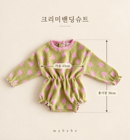 [PRE-ORDER] Creamy Banding Body Suit + Bonnet Set