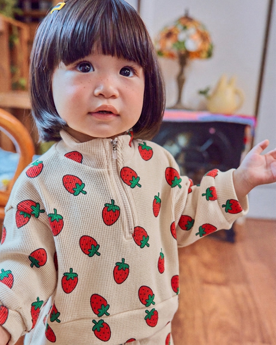 [PRE-ORDER] Little Farm Waffle Anorak Bottom Set