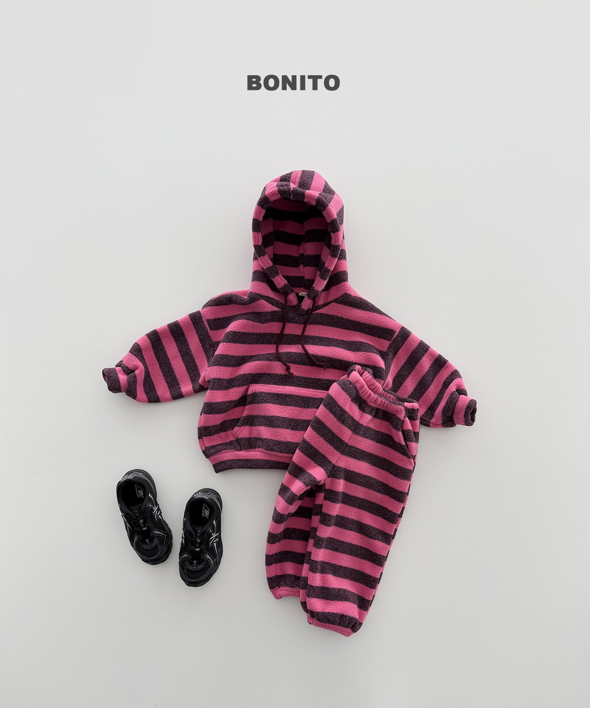 [PRE-ORDER] Bold Stripe Fleece Hoodie Sweatshirts