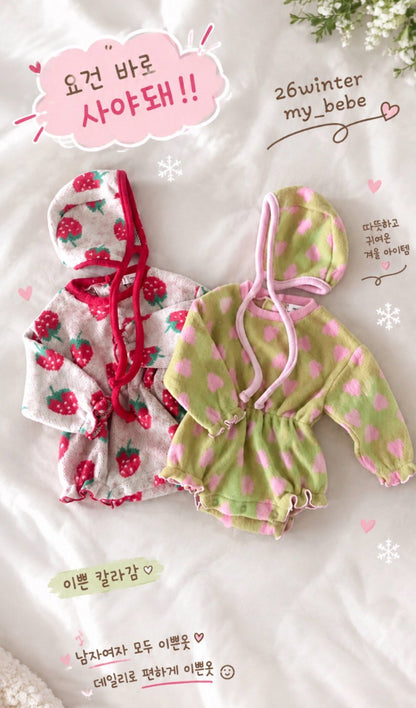 [PRE-ORDER] Creamy Banding Body Suit + Bonnet Set