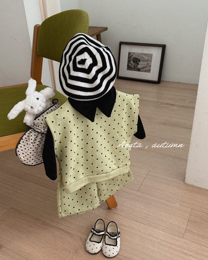 Mulmul Collar T-Shirts [Black/M(1-2yr)]