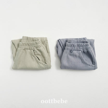 [PRE-ORDER] Slub Round Pants