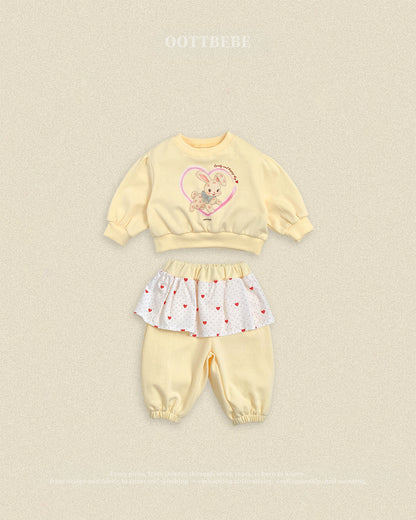 [PRE-ORDER] Cute Rabbit Top Bottom Set