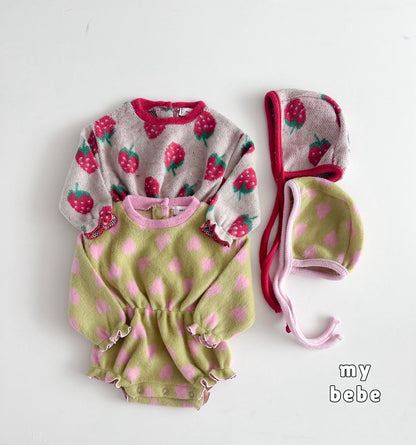 [PRE-ORDER] Creamy Banding Body Suit + Bonnet Set