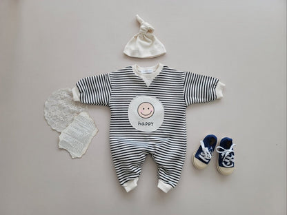 [PRE-ORDER] Happy Body Suit + Bonnet Set