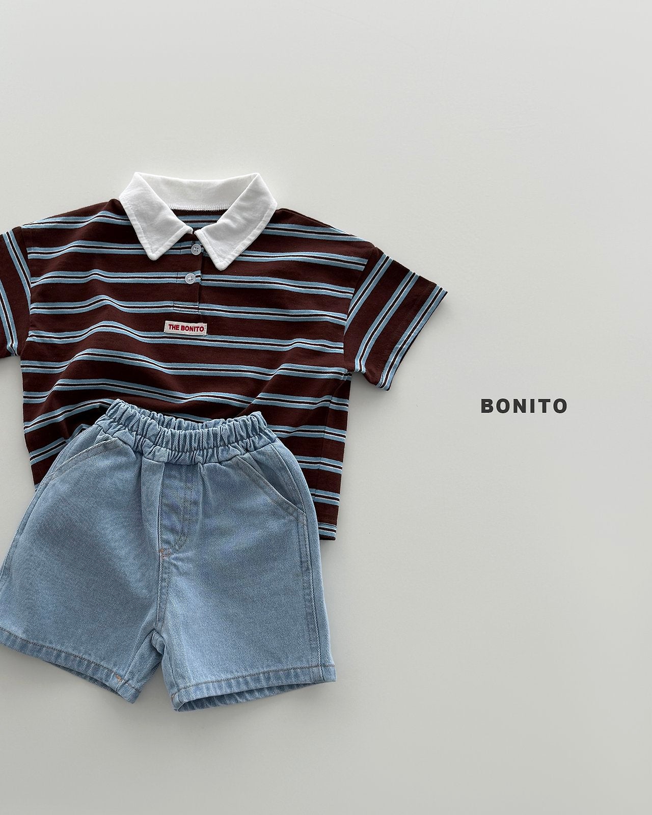 [PRE-ORDER] Sierre Stripe Collar T-Shirts