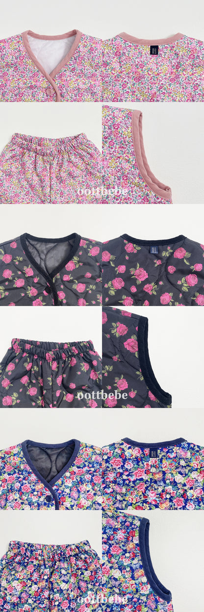 [Limit Time Order] Grandma Vest Bottom Set