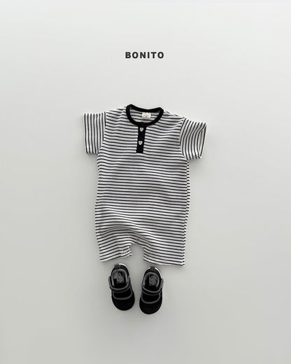 [PRE-ORDER] Summer Waffle Stripe Body Suit
