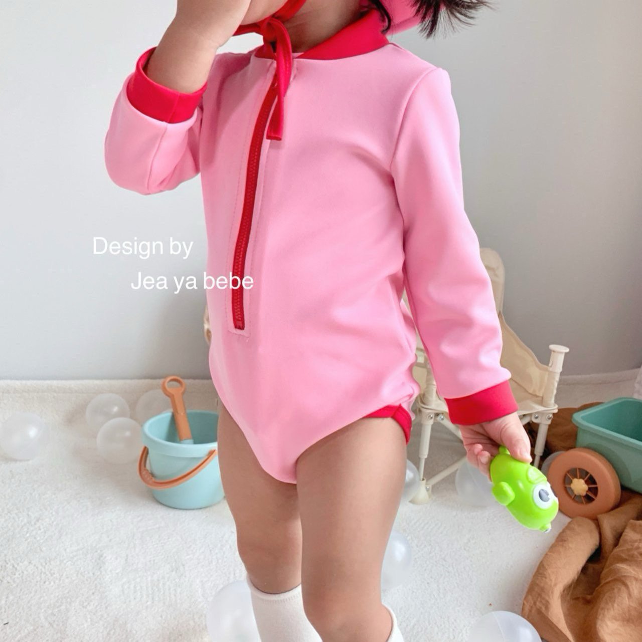 [PRE-ORDER] Vanilla Swim Suit + Hat Set