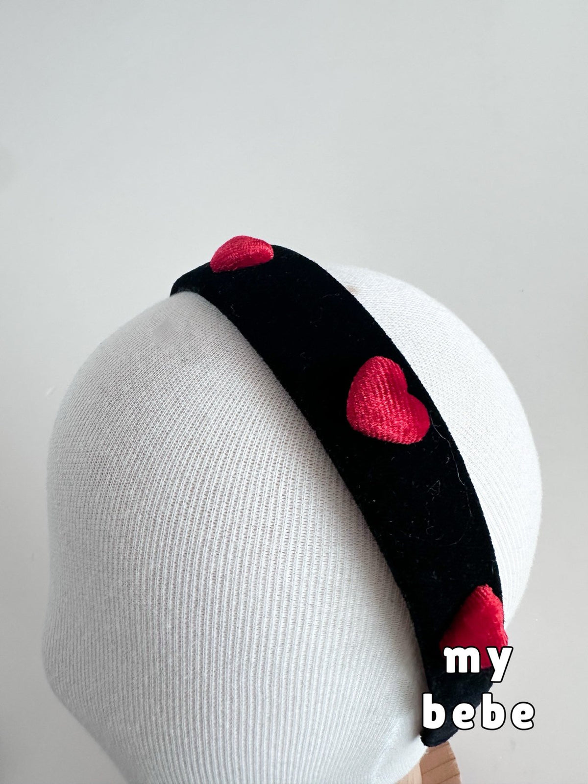 [PRE-ORDER] Big Heart Velvet Hair Band