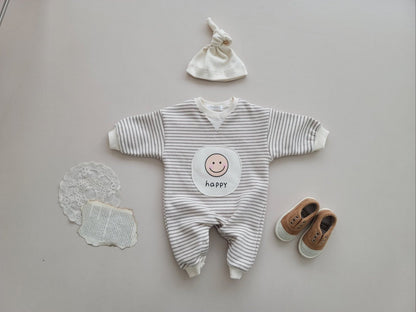 [PRE-ORDER] Happy Body Suit + Bonnet Set