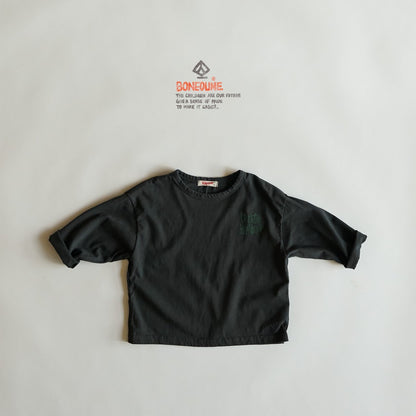 Autumn Basic T-Shirts [Ivory/L(5-6yr)]