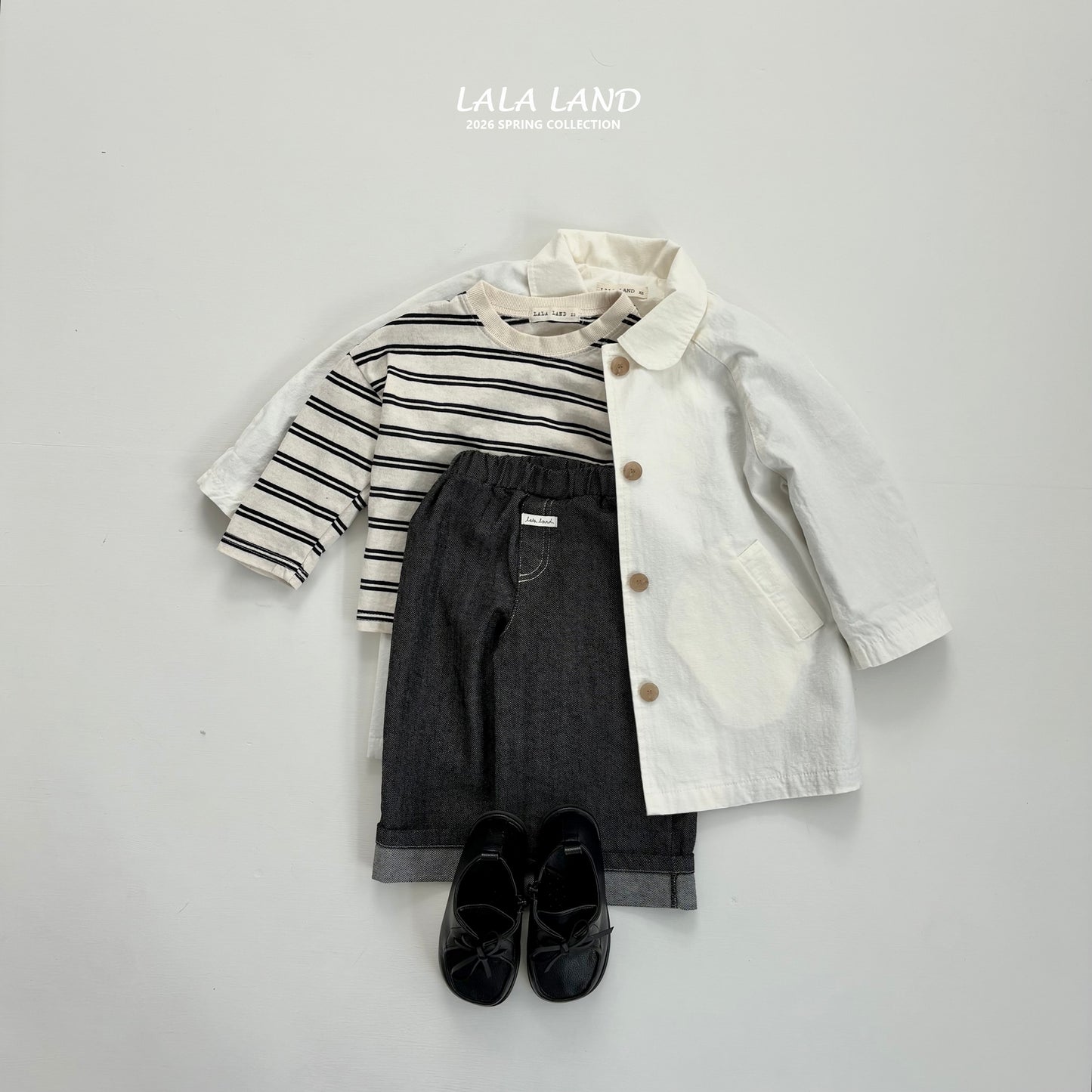 Spring Trench Coat [Cream/M(3-4yr)]