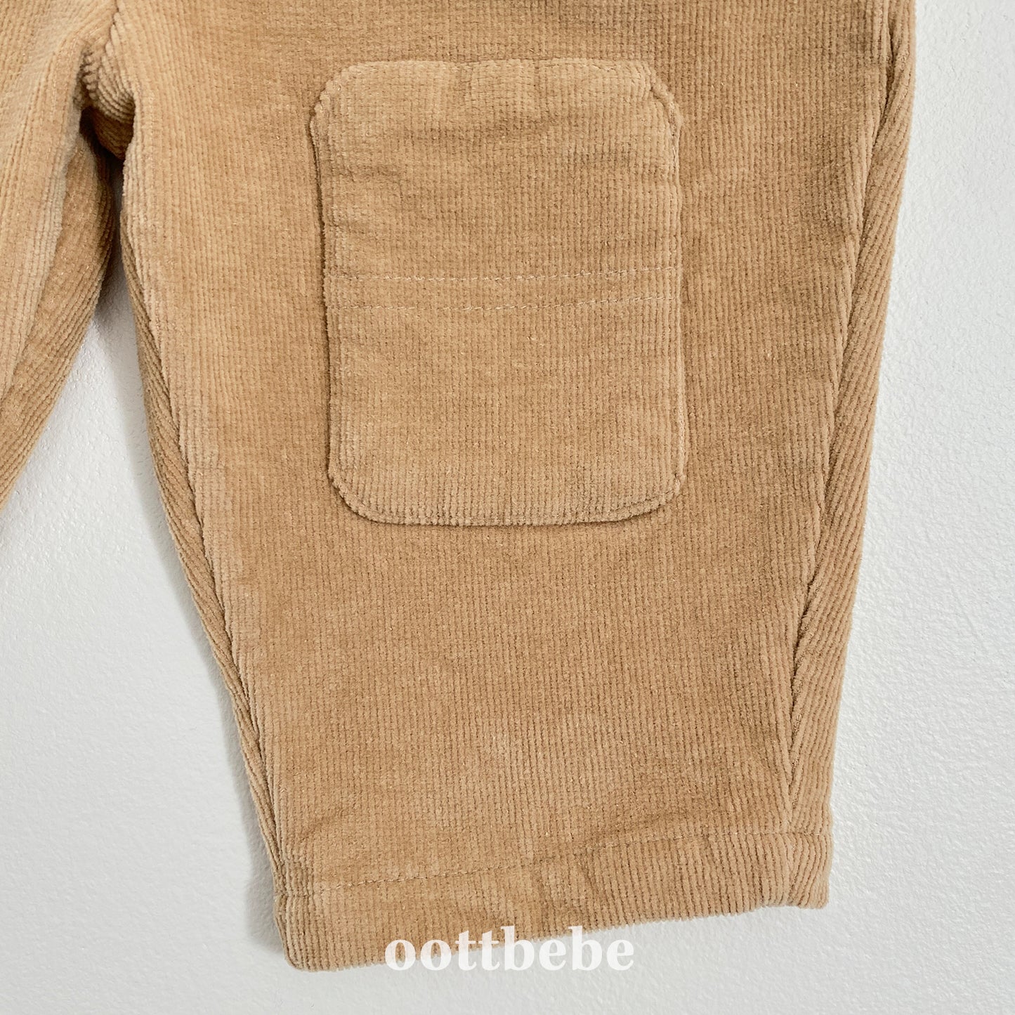 [PRE-ORDER] Corduroy Round Patch Pants