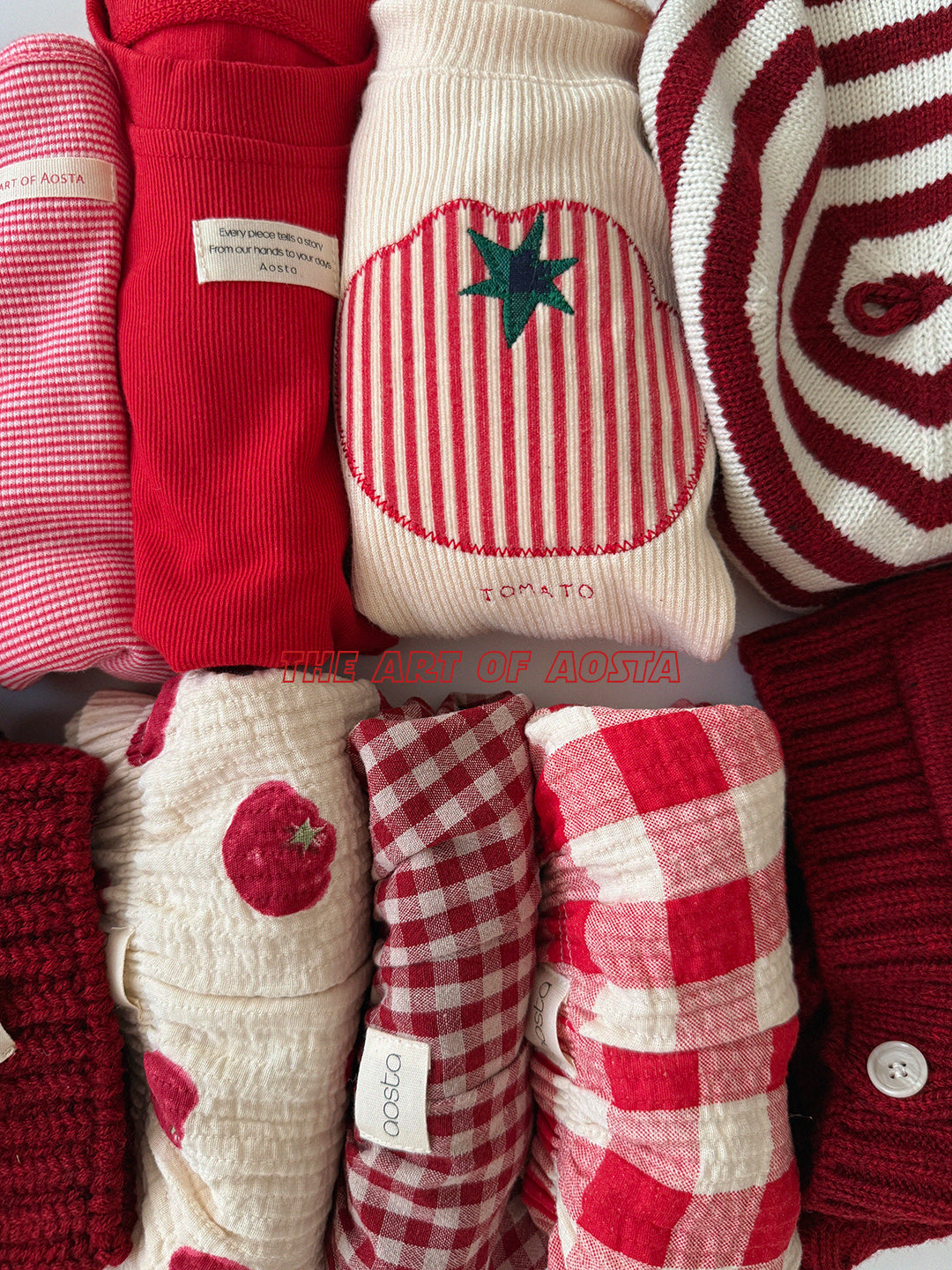 Tomato Sweatshirts [Ivory/M(1-2yr)]