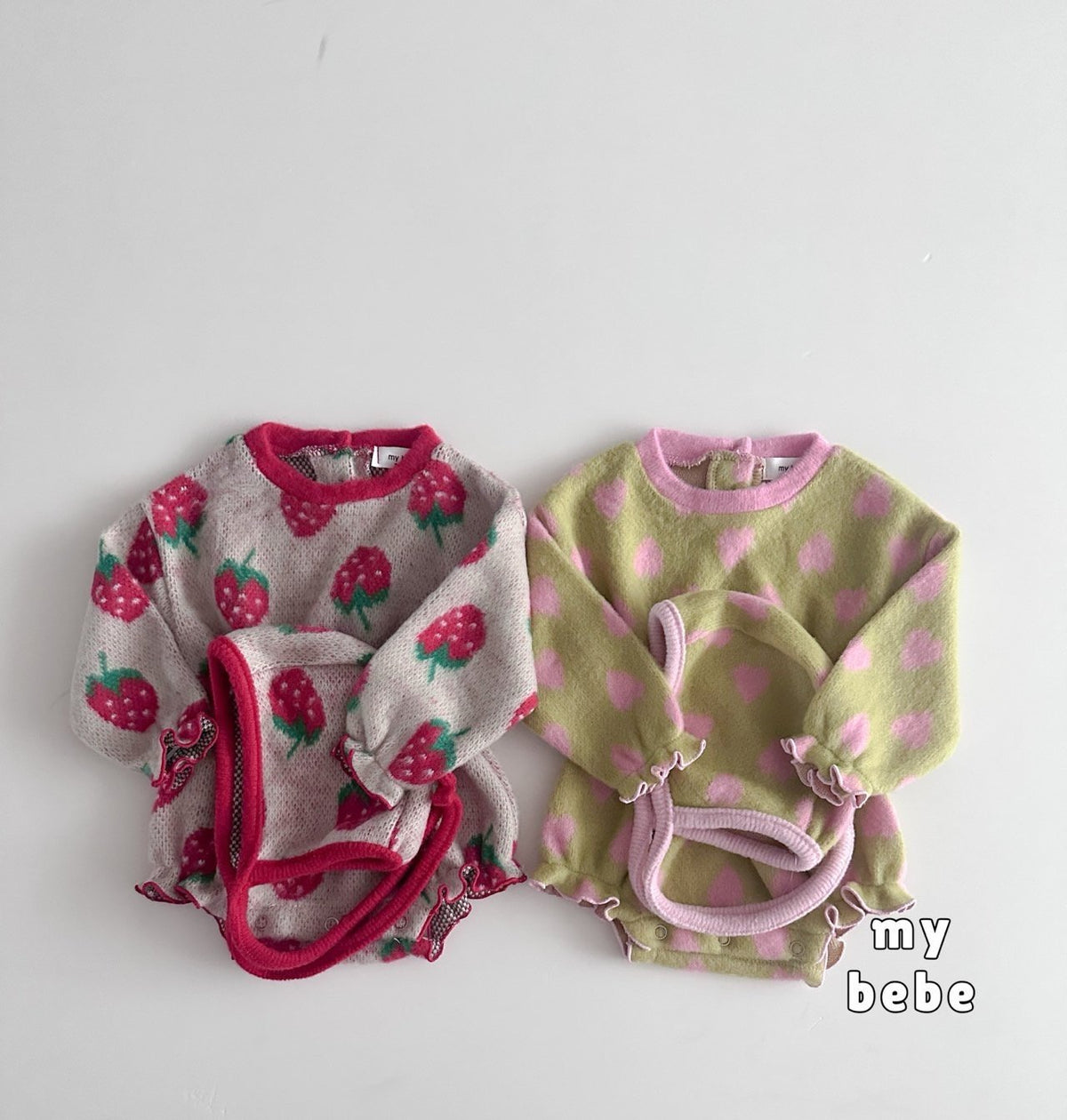[PRE-ORDER] Creamy Banding Body Suit + Bonnet Set