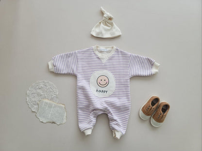 [PRE-ORDER] Happy Body Suit + Bonnet Set