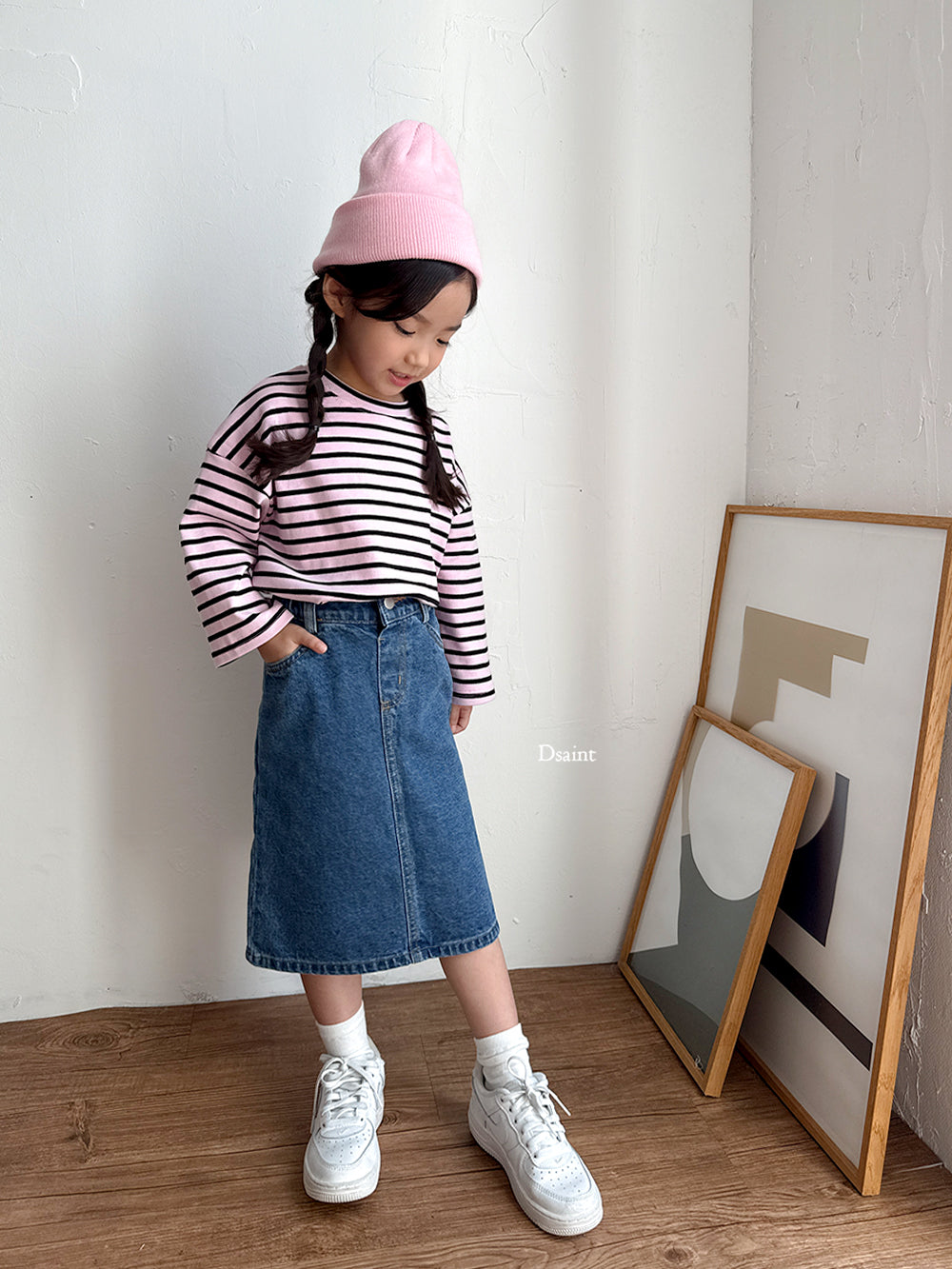 [PRE-ORDER] Half Open Denim Skirts