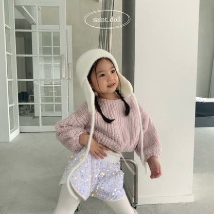 Bling Shorts [White/M(3-4yr)]