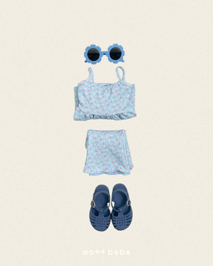 [PRE-ORDER] Peach Flower Top Bottom Set