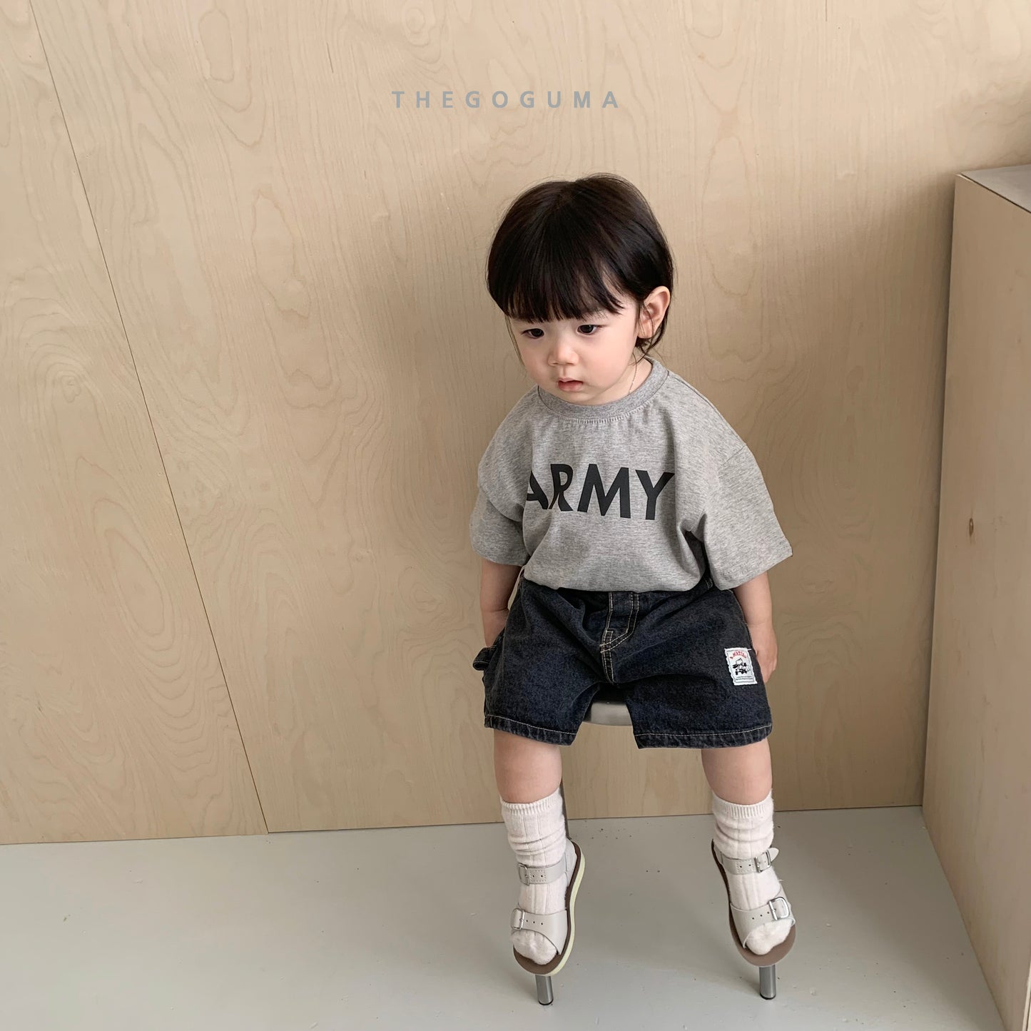 [PRE-ORDER] Wide Half Ring Denim Pants