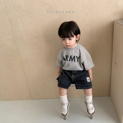 [PRE-ORDER] Wide Half Ring Denim Pants