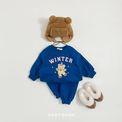 [PRE-ORDER] Winter Bear Top Bottom Set