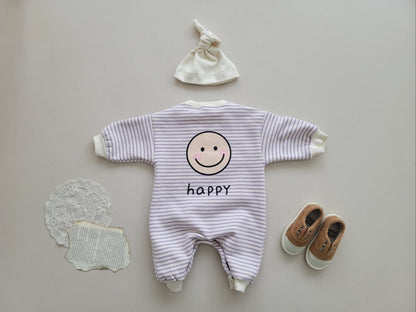 [PRE-ORDER] Happy Body Suit + Bonnet Set