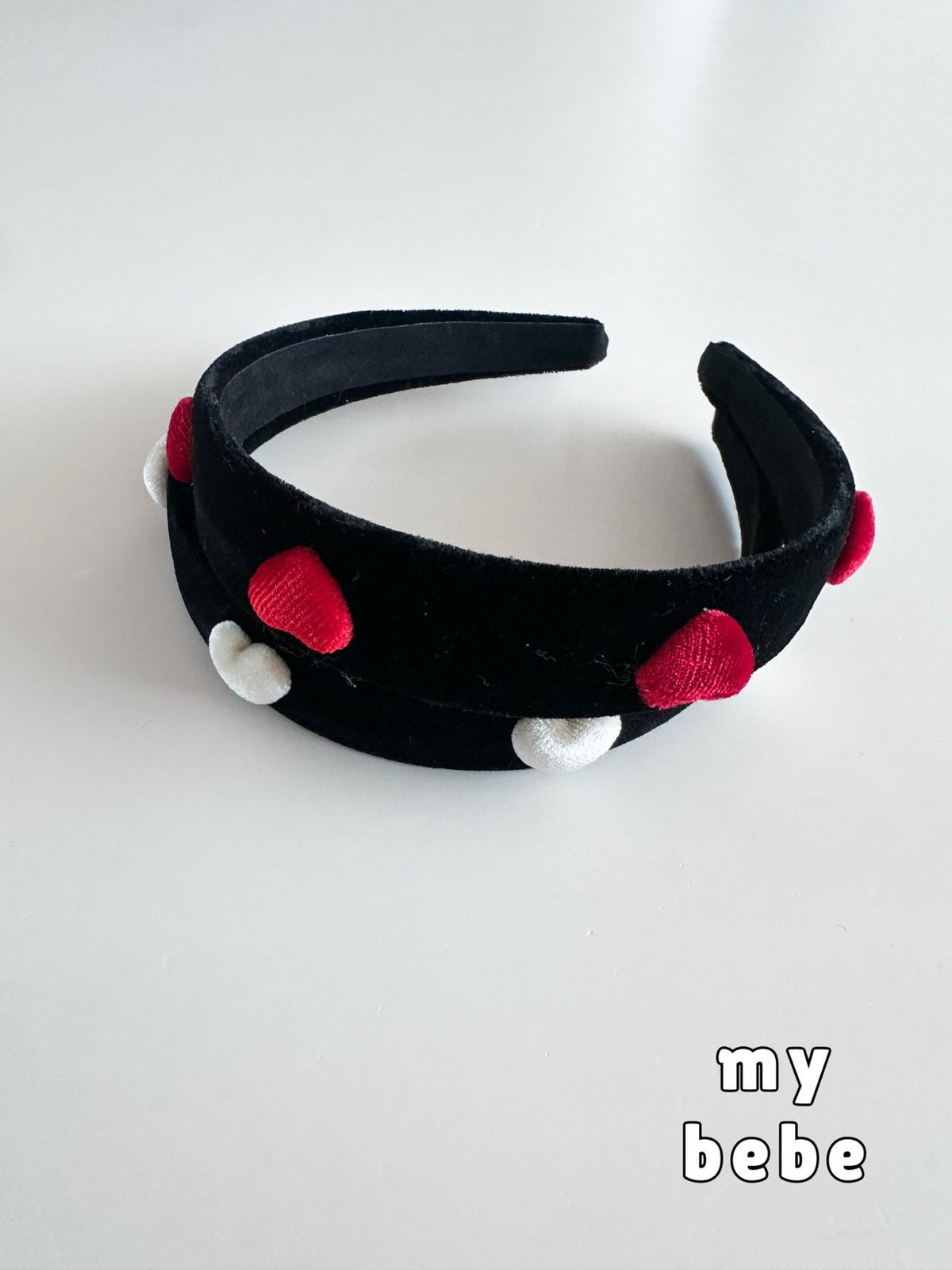 [PRE-ORDER] Big Heart Velvet Hair Band