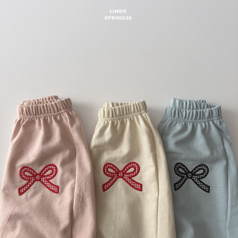 [PRE-ORDER] Check Ribbon Jogger Pants