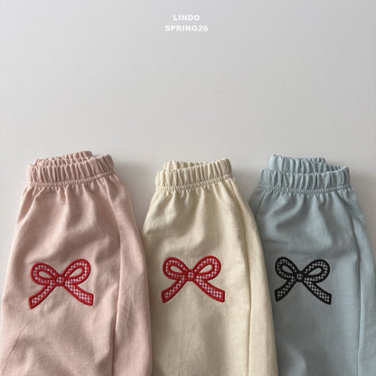 [PRE-ORDER] Check Ribbon Jogger Pants