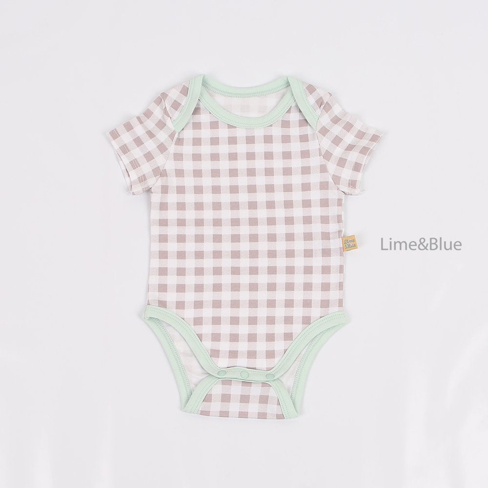 [PRE-ORDER] Summer Check Check Body Suit