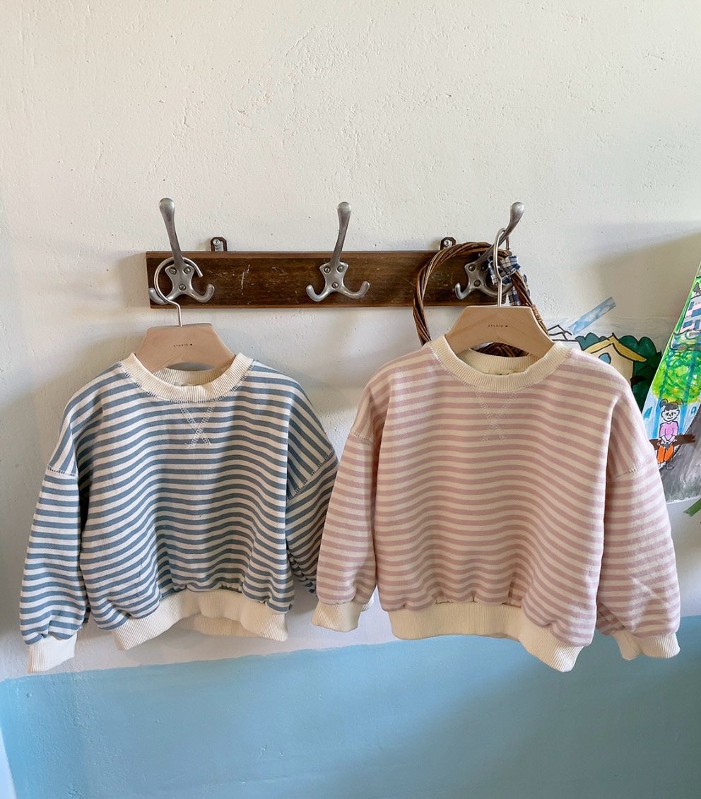 [PRE-ORDER] Crew Stripe Sweatshirts