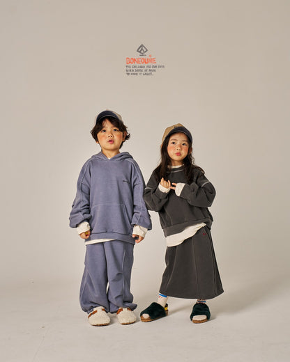 Autumn Basic T-Shirts [Ivory/L(5-6yr)]