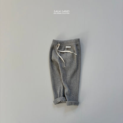 Cozy Ribbed Leggings [Blue, Beige/M(3-4yr)]