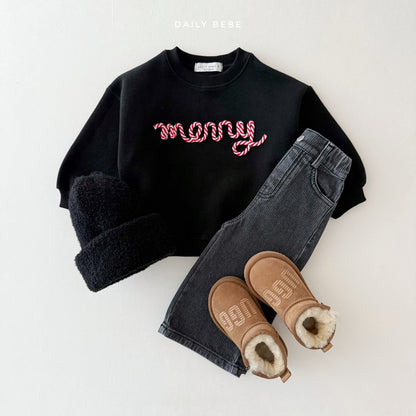 [PRE-ORDER] Embroidery Merry Sweatshirts