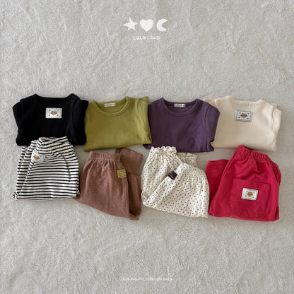 [PRE-ORDER] Stripe Terry Baby Pants