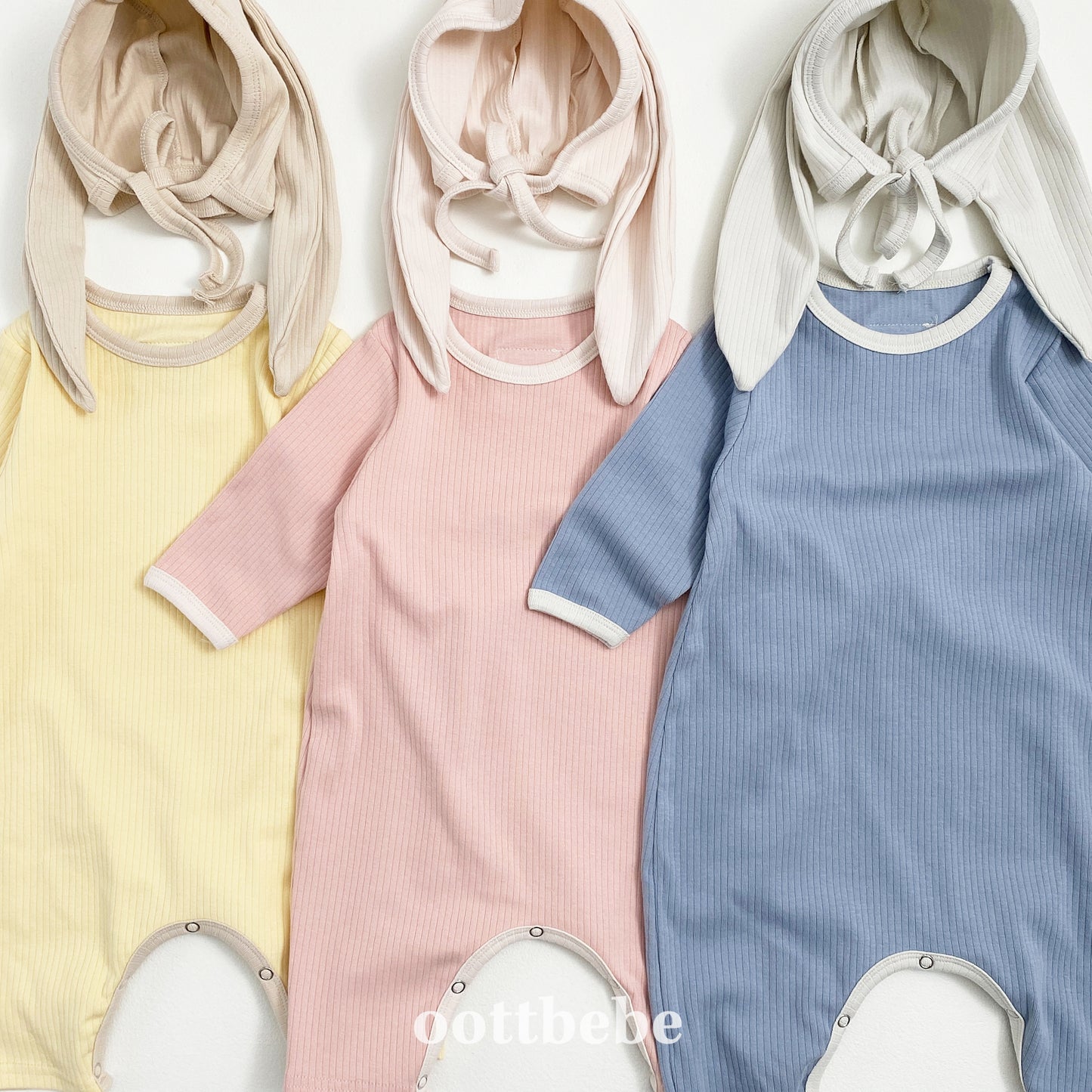 [PRE-ORDER] Butter Cream Body Suit + Bonnet Set