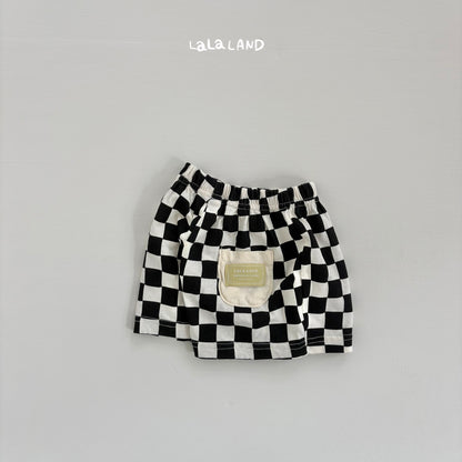 [PRE-ORDER] Checker Board Baby Shorts