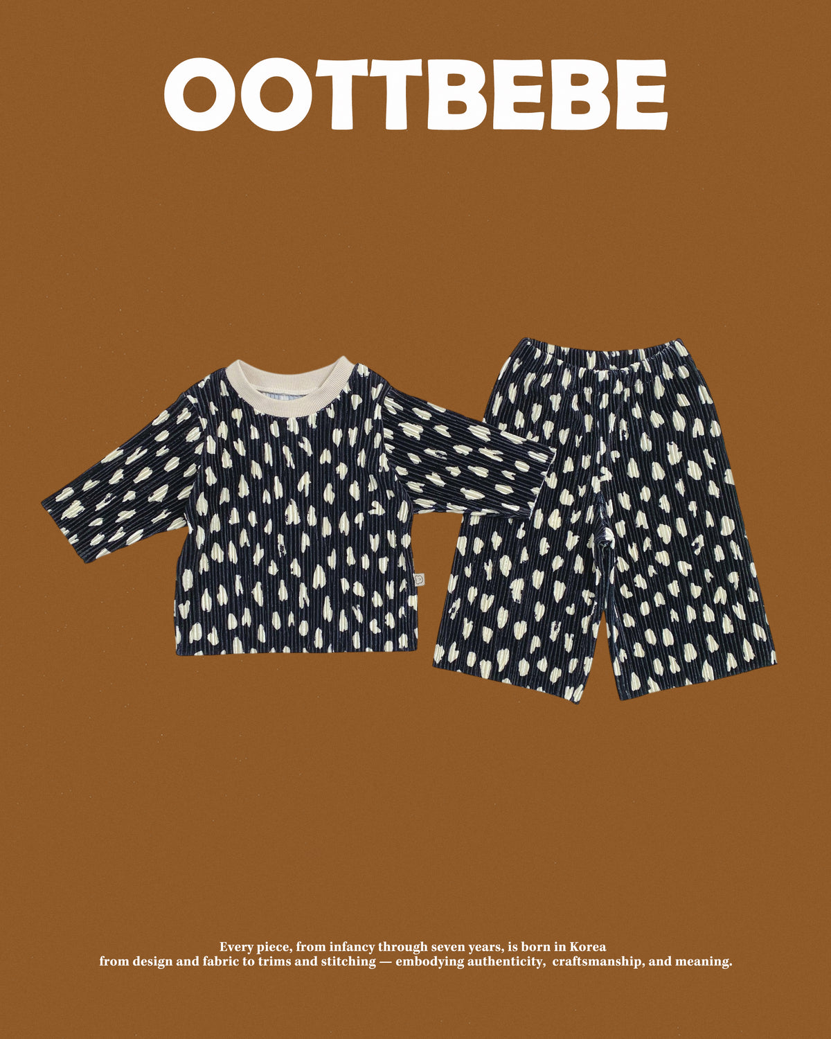 [PRE-ORDER] Velvet Leopard Pleats Top Bottom Set