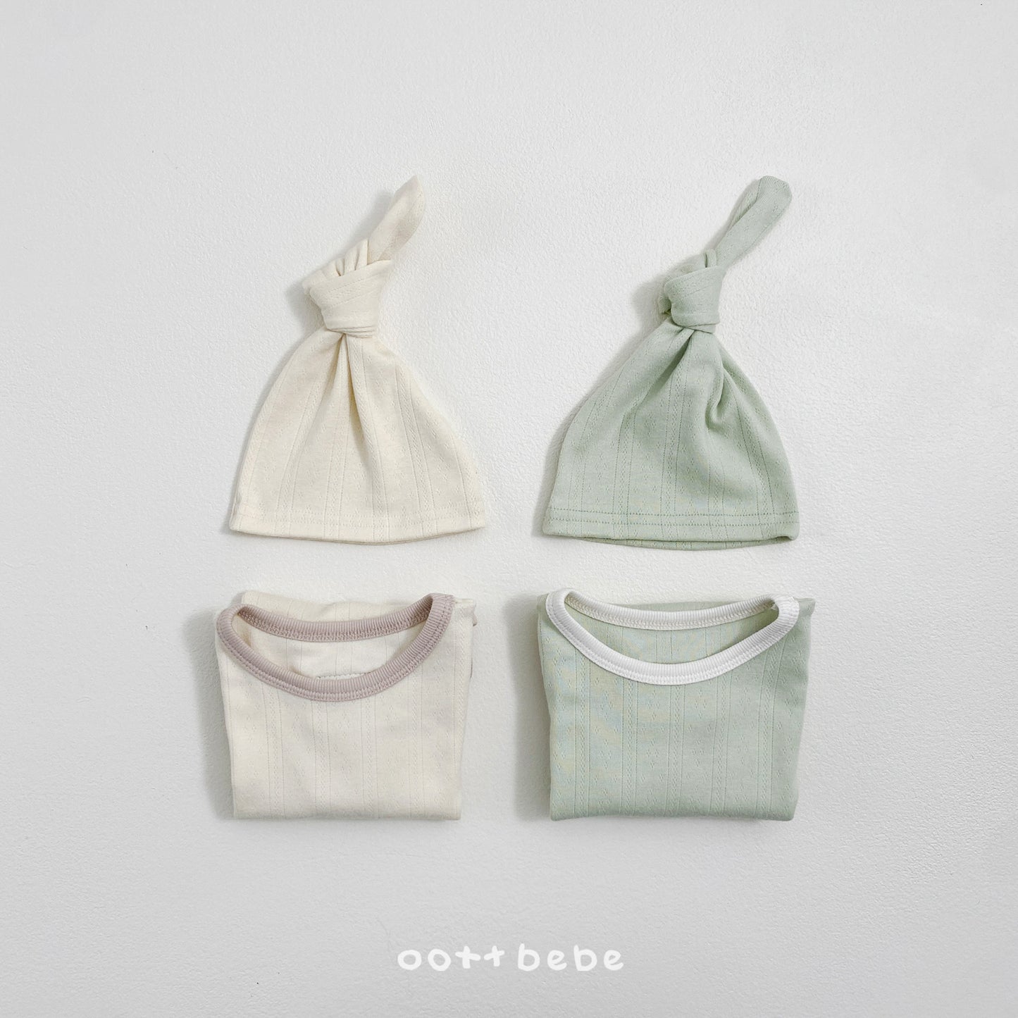 [PRE-ORDER] French Eyelet Body Suit + Bonnet Set
