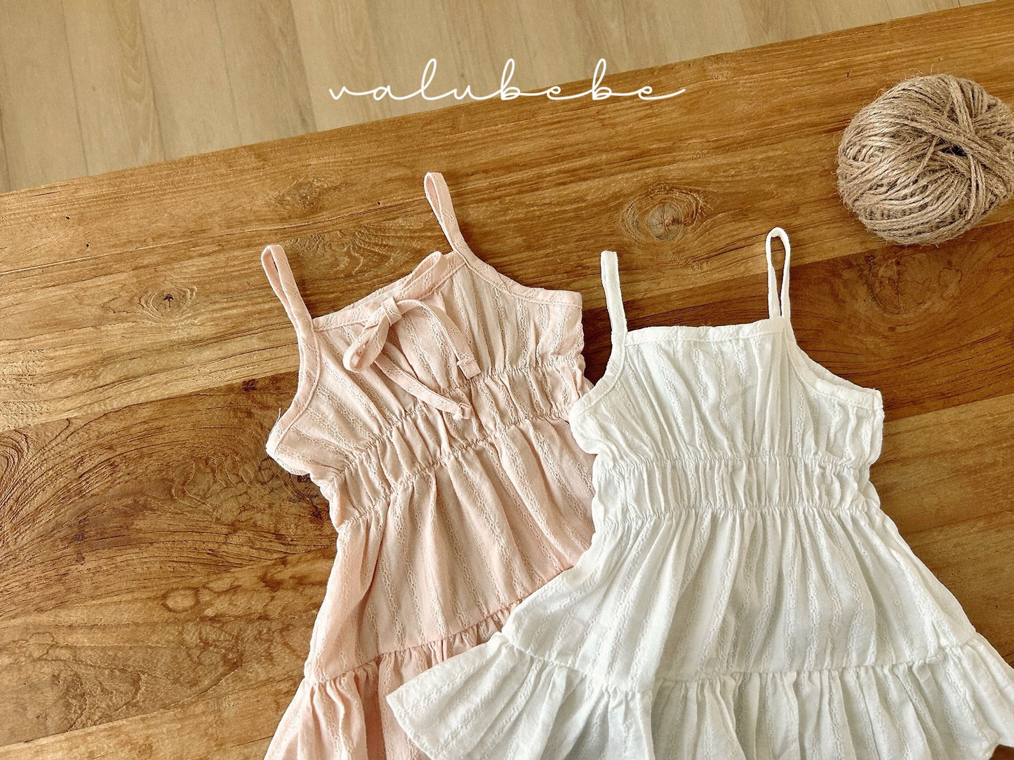 [PRE-ORDER] Shirring Strap Dress