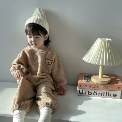 [PRE-ORDER] Sherpa Bear Top Bottom Set