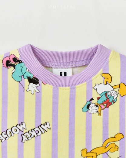World Disney Long Body Suit [Purple/Baby S(0-6m)]