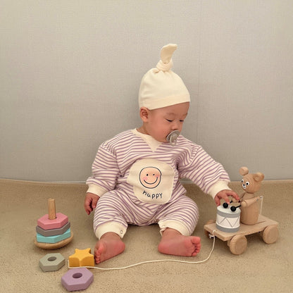 [PRE-ORDER] Happy Body Suit + Bonnet Set