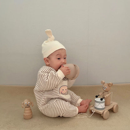 [PRE-ORDER] Happy Body Suit + Bonnet Set