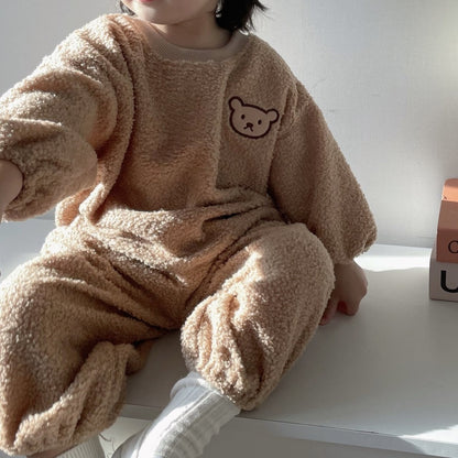 [PRE-ORDER] Sherpa Bear Top Bottom Set
