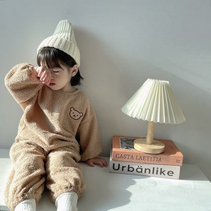 [PRE-ORDER] Sherpa Bear Top Bottom Set