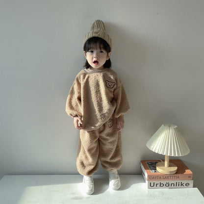 [PRE-ORDER] Sherpa Bear Top Bottom Set