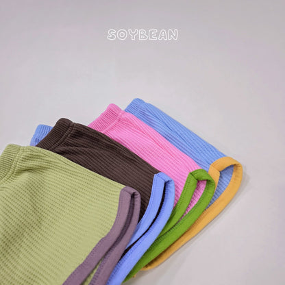 [PRE-ORDER] Color Mix Waffle Top Bottom Set